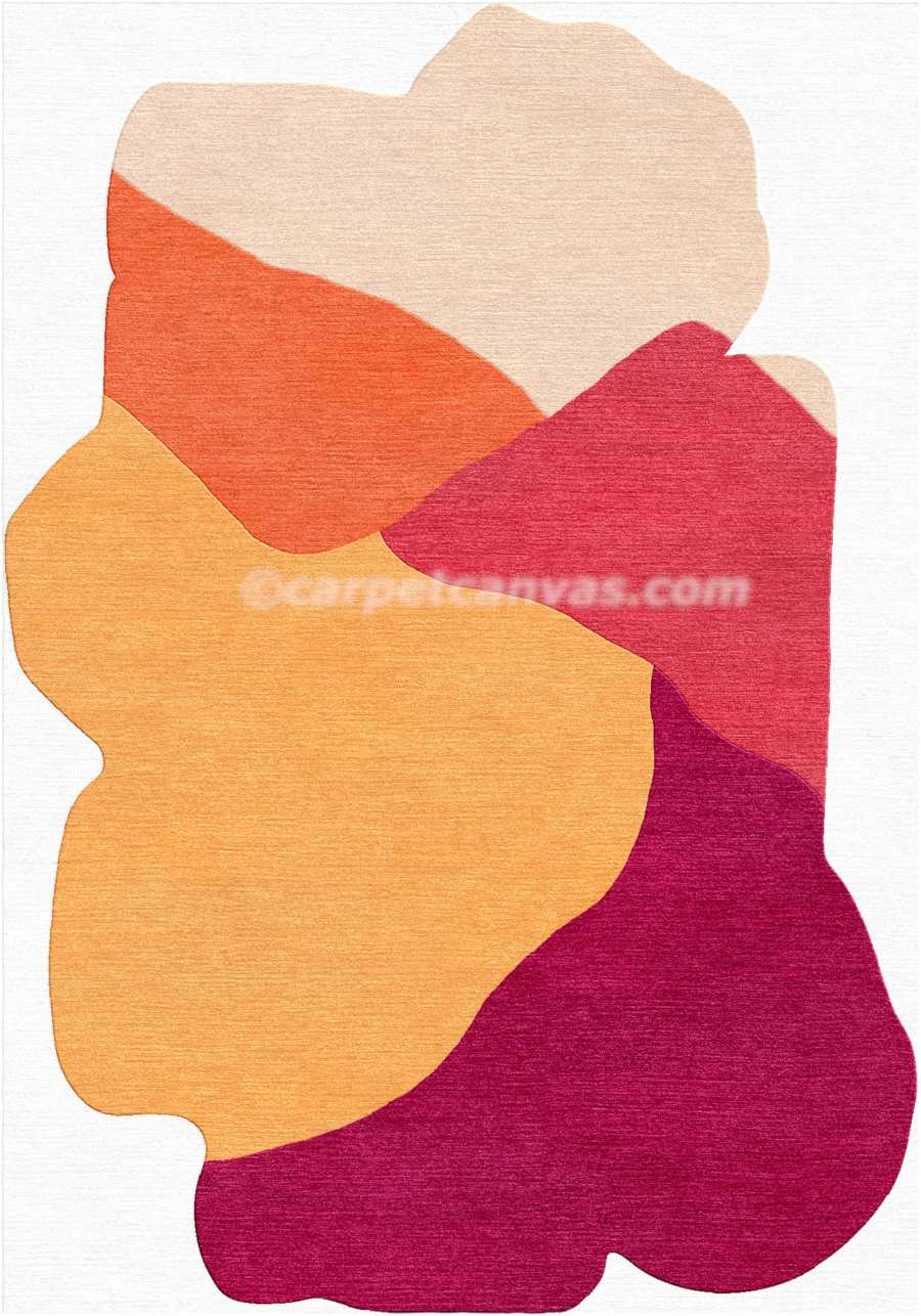 Hand tufted wool rug - Rustic
