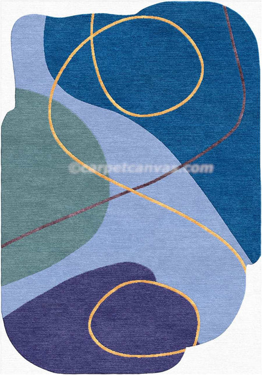 Hand tufted wool rug - Thea