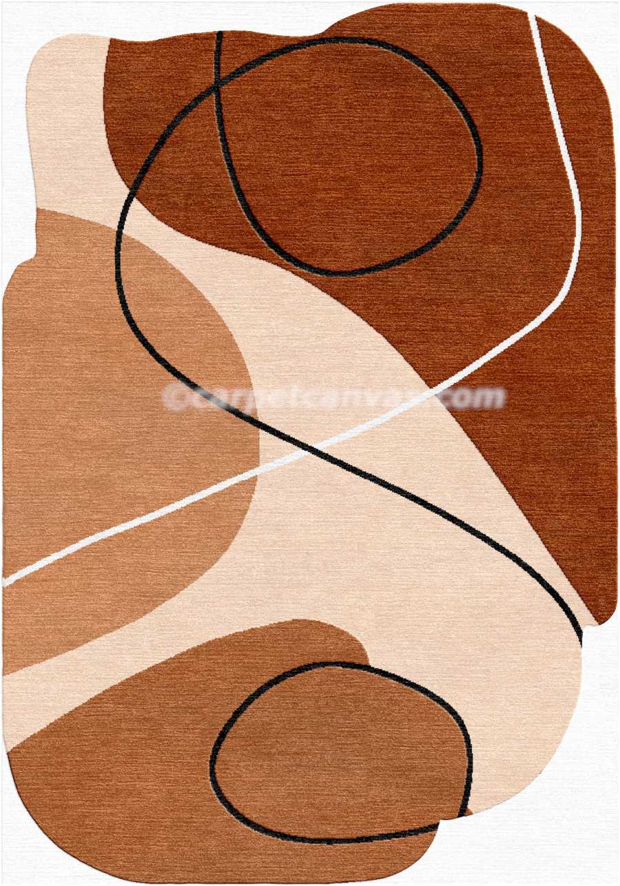 Hand tufted wool rug - Thea