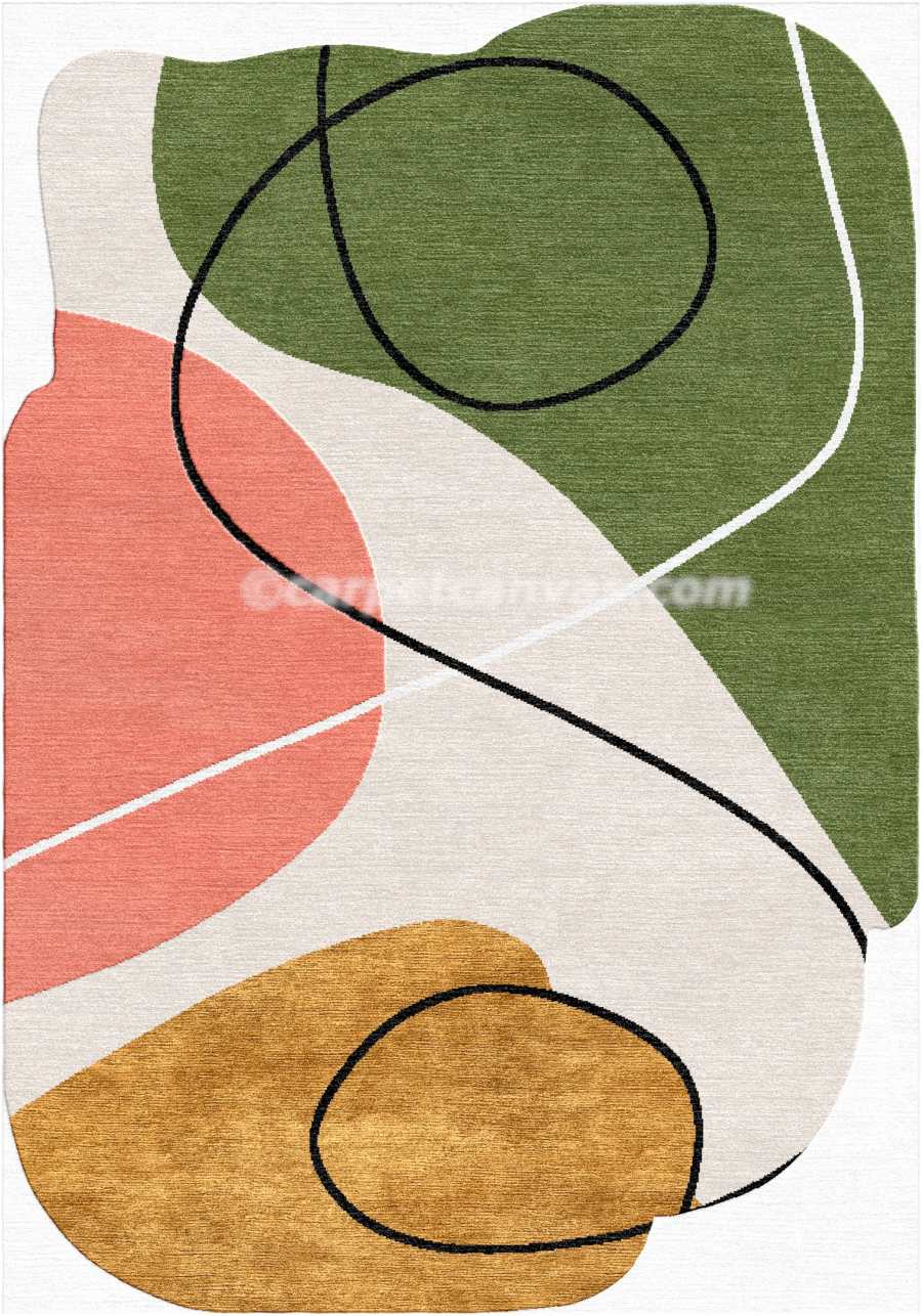 Hand tufted wool rug - Thea