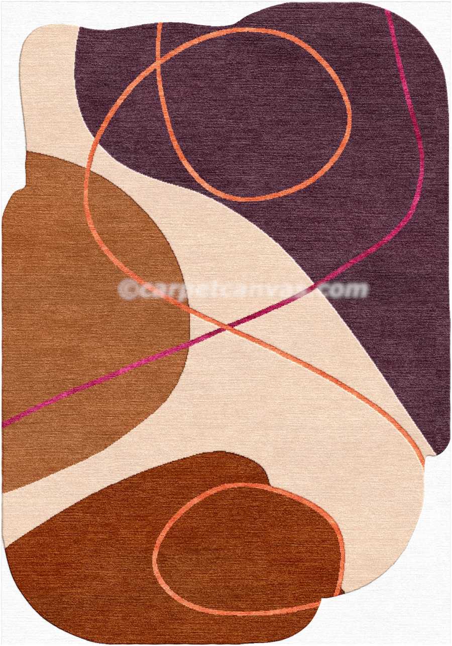 Hand tufted wool rug - Thea