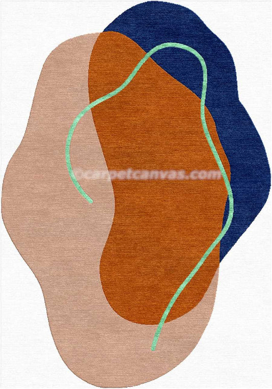 Hand tufted wool rug - Zara