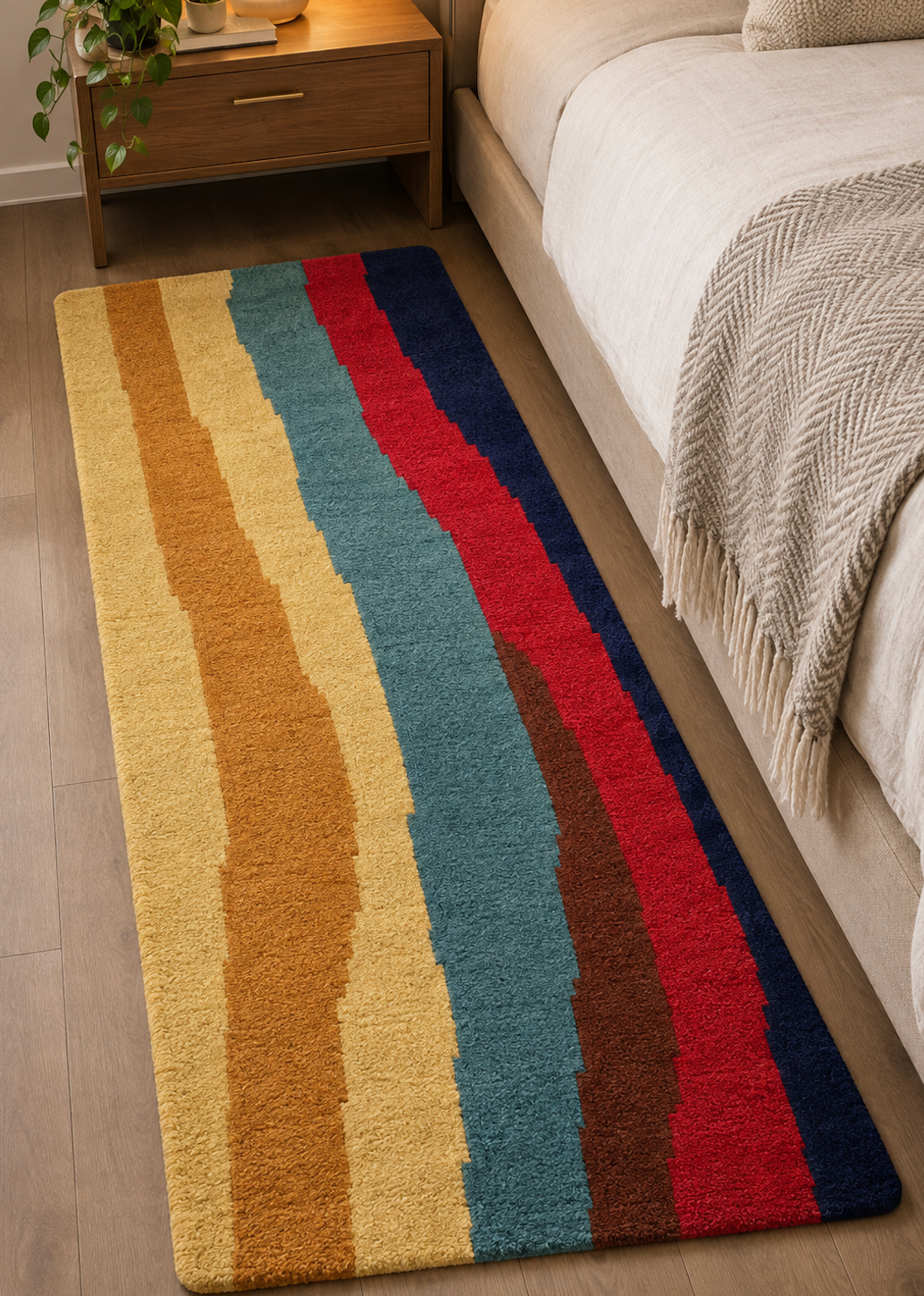 Bedside Runner - Heritage Stripes