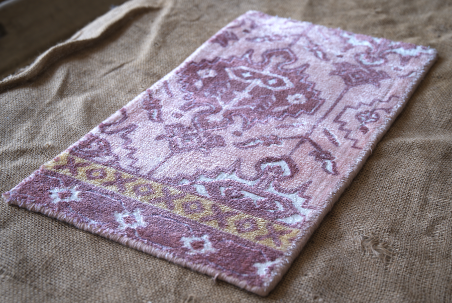 Hand Loom knotted-Surface-viscose