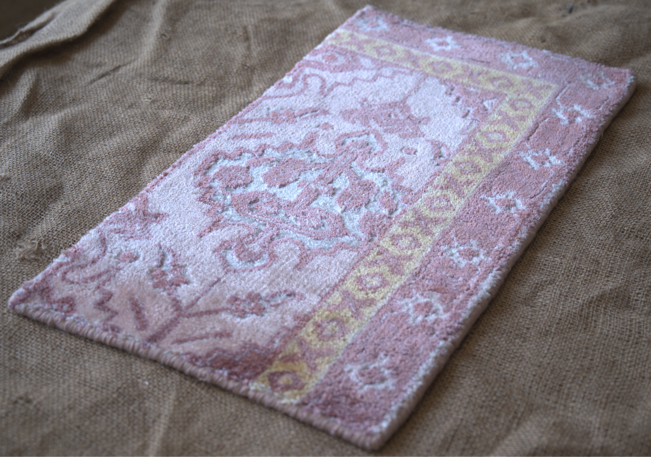 Hand Loom knotted-Surface-Viscose