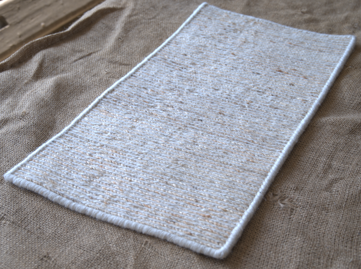 Hand knotted Sumac flat weave Surface -Wool-Jute