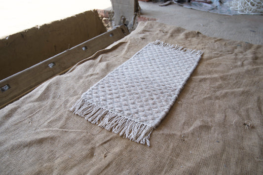 Punja Loom Flat Weave Surface Wool