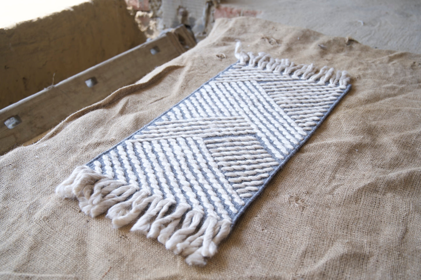 Punja Loom flat weave Surface Polyester