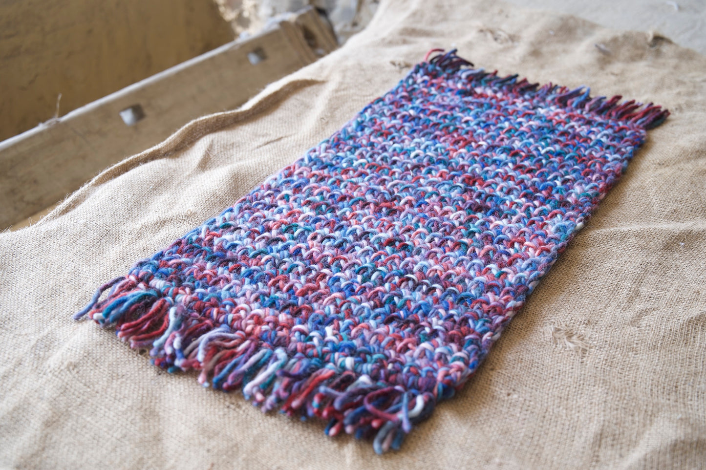 Punja Loom Flat Weave Surface Wool