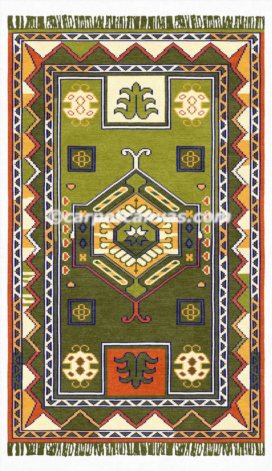 Hand knotted wool rugs - Kaveri