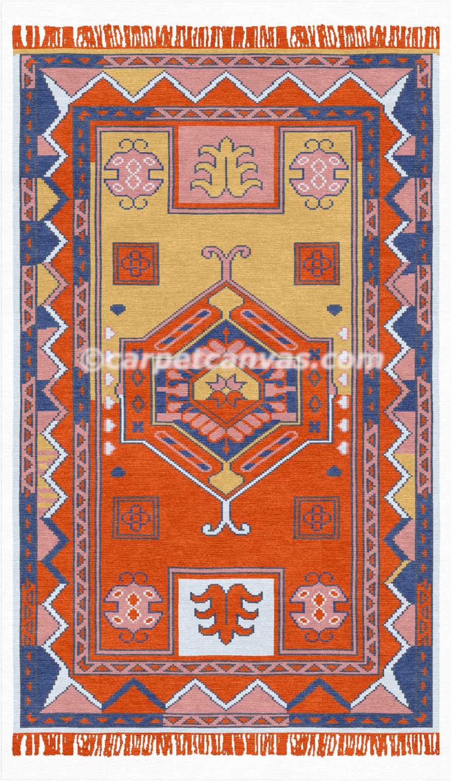 Hand knotted wool rugs - Kaveri