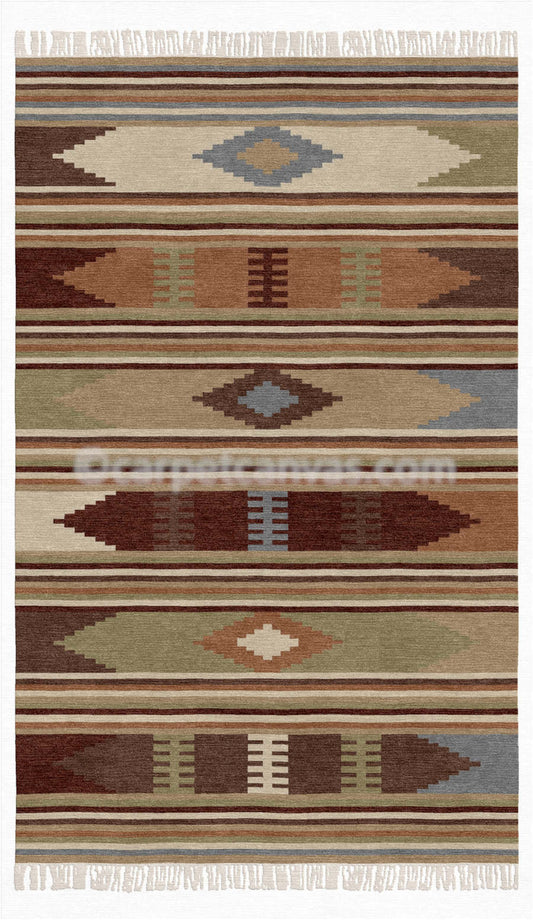 Wool Kilim hand made dhurry - Paseo