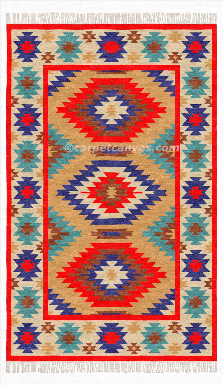 Wool Kilim Hand Made Dhurry - Surat