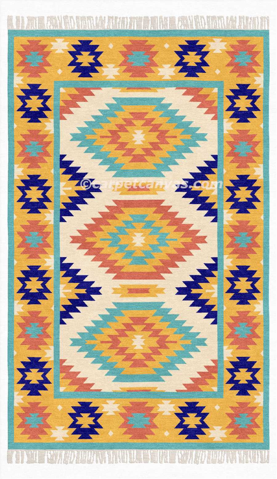 Wool Kilim Hand Made Dhurry - Surat