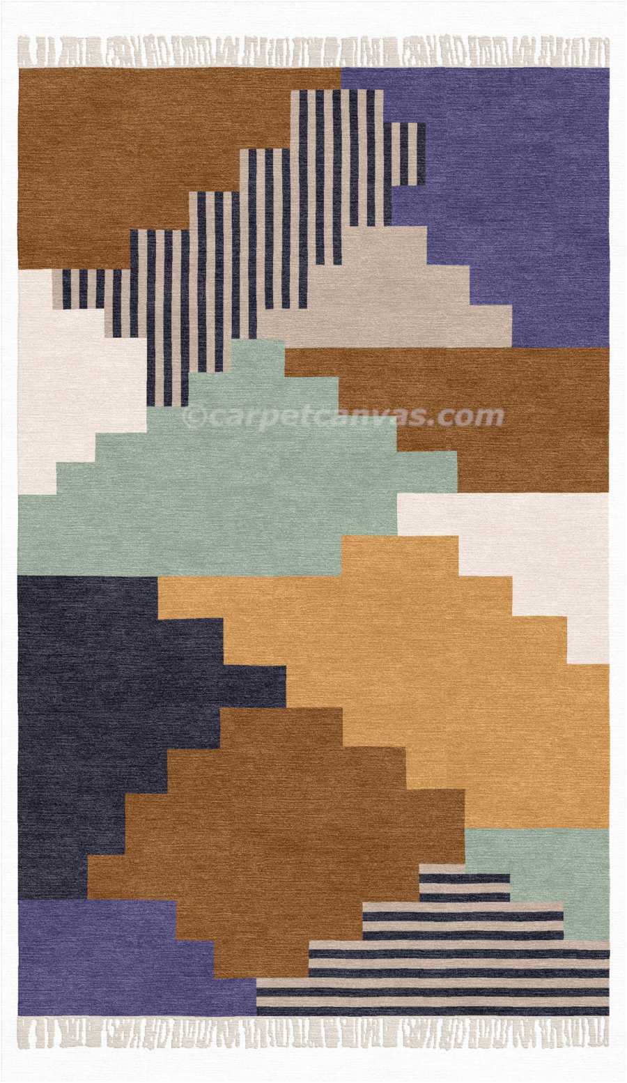 Wool Kilim Hand Made Dhurry - Tokyo