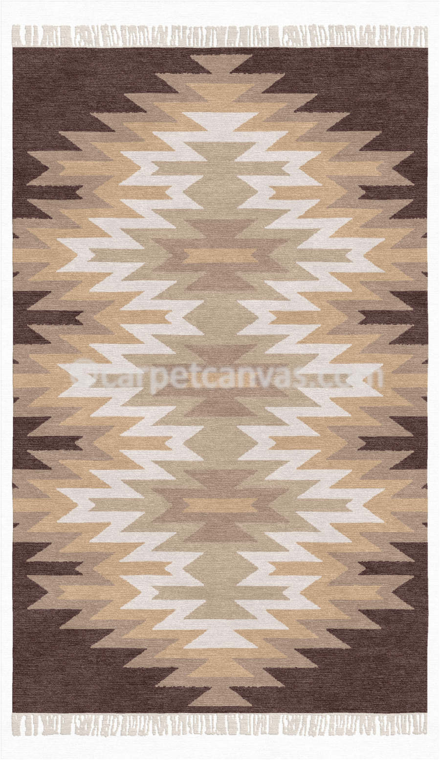 Wool Kilim Hand Made Dhurry - Paris