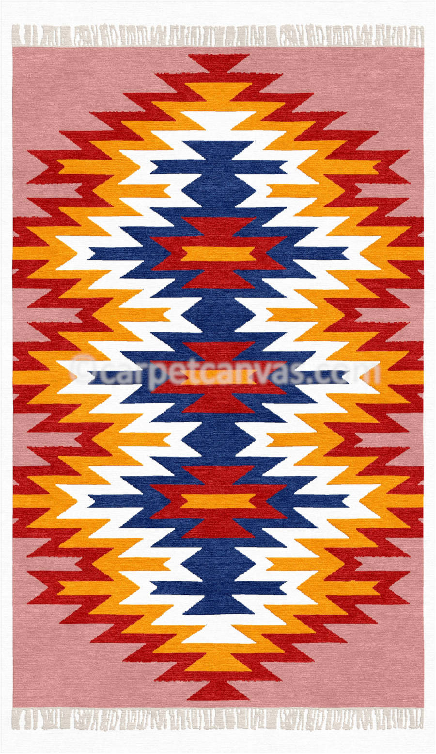 Wool Kilim Hand Made Dhurry - Paris