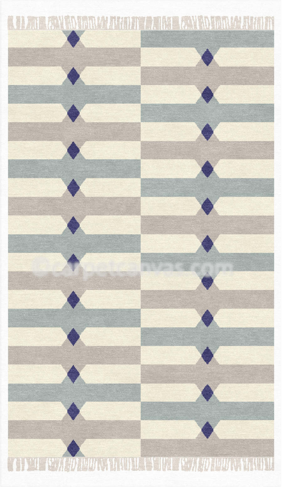 Wool Kilim Hand Made Dhurry - Prayag
