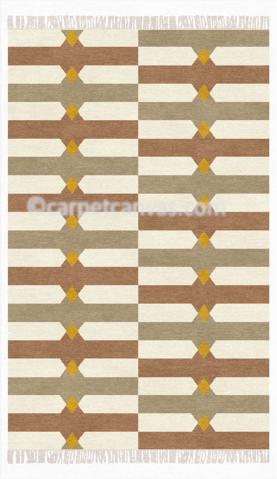 Wool Kilim Hand Made Dhurry - Prayag