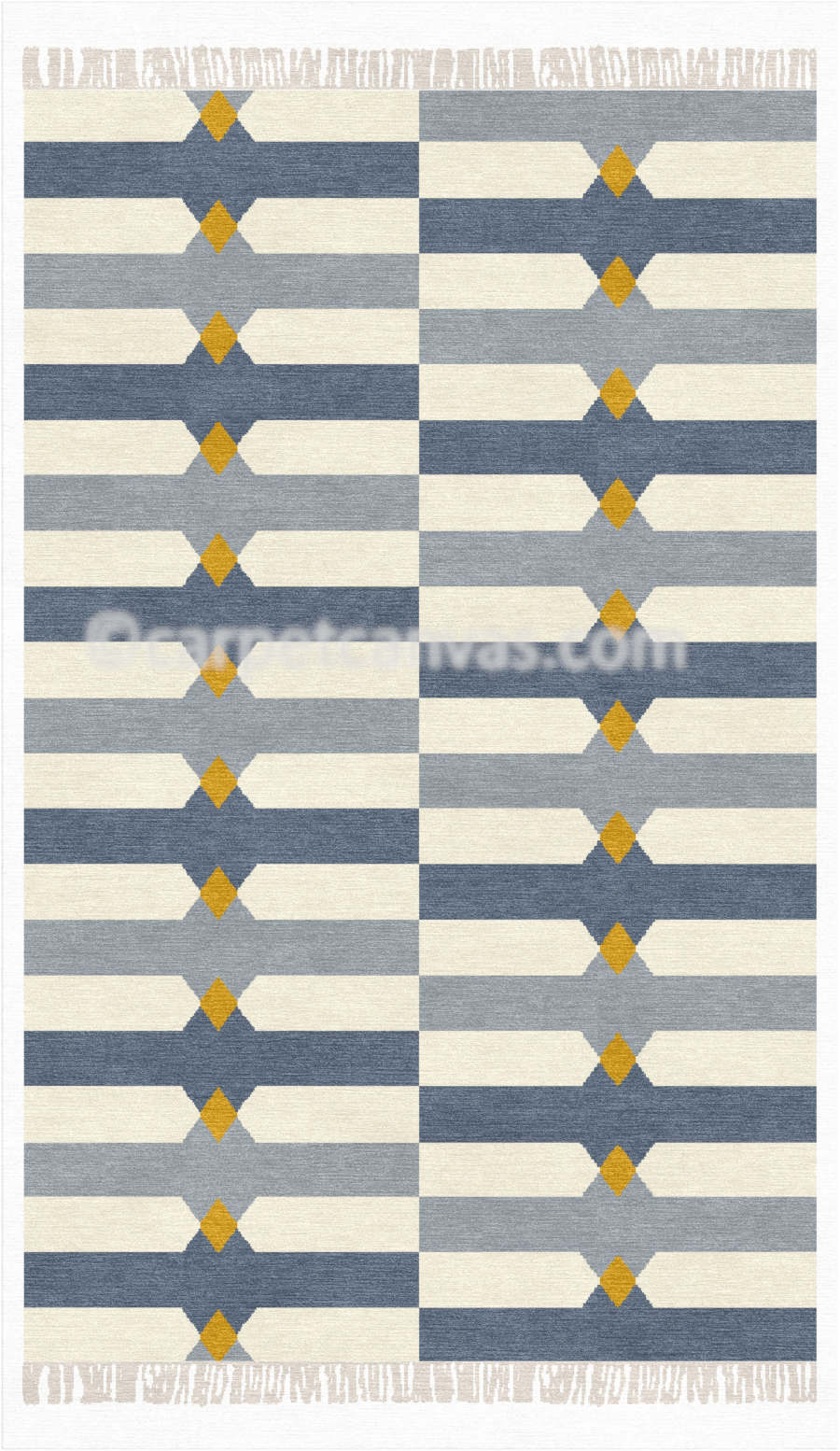 Wool Kilim Hand Made Dhurry - Prayag