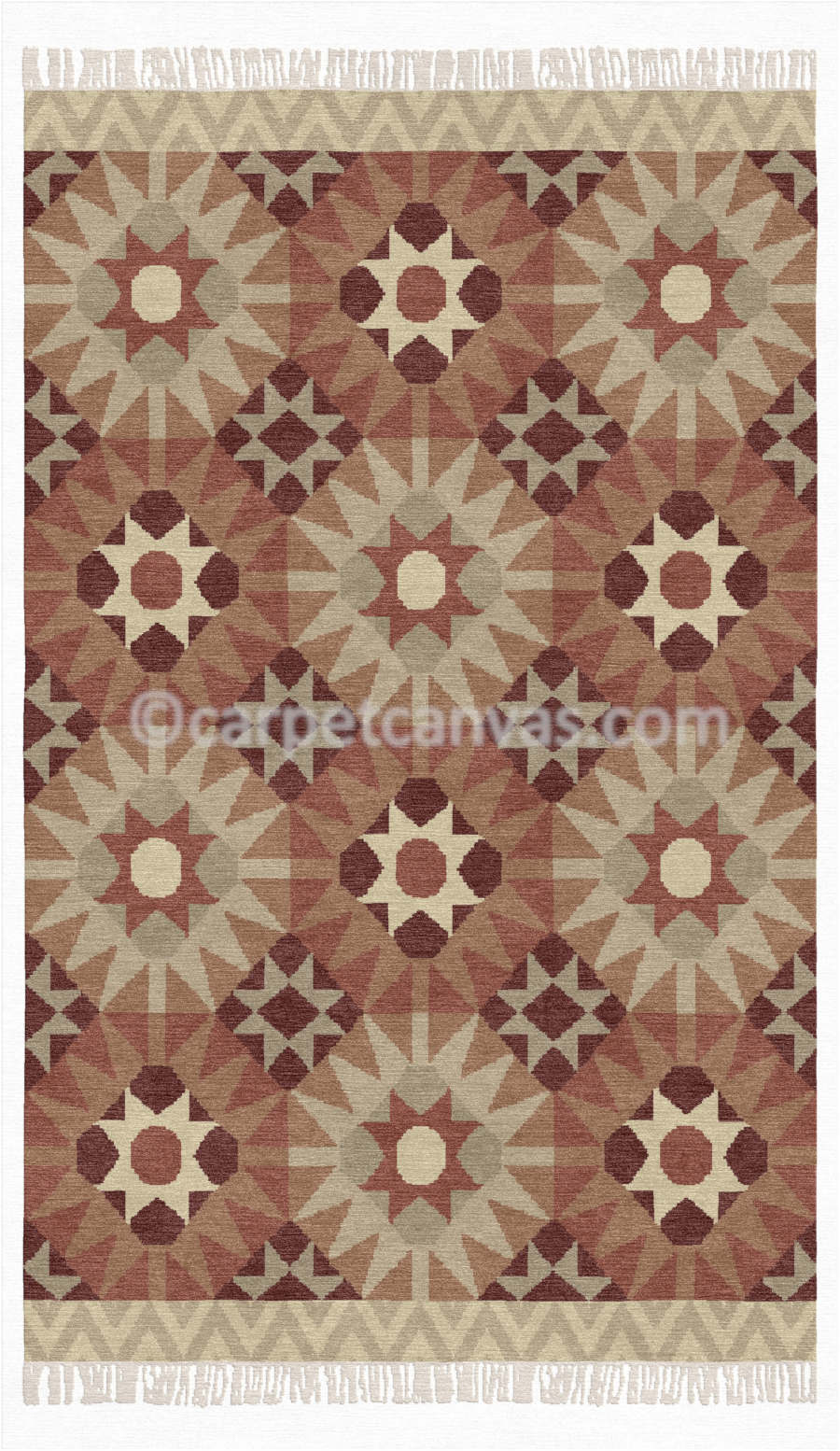 Wool Kilim Hand Made Dhurry - Ranchi
