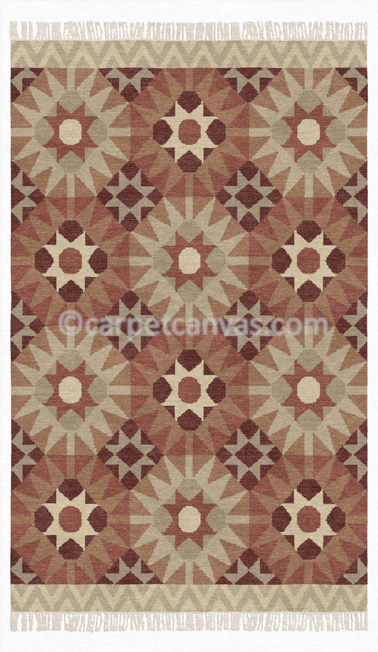 Wool Kilim Hand Made Dhurry - Ranchi