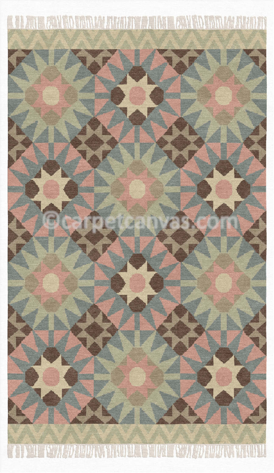 Wool Kilim Hand Made Dhurry - Ranchi