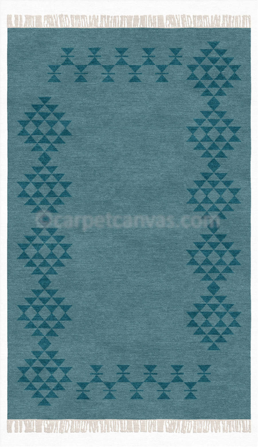 Wool Kilim Hand Made Dhurry - Stars