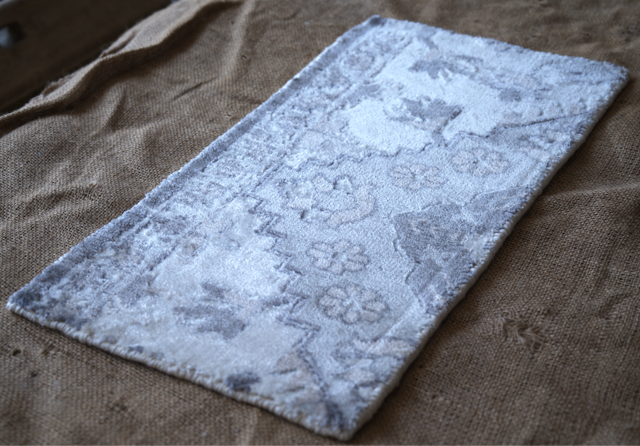 Hand Loom knotted-Surface-Viscose