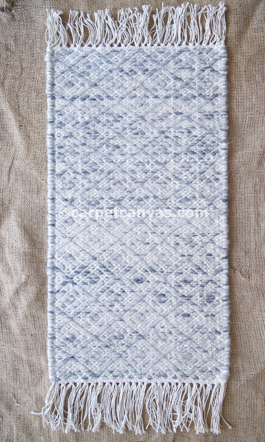Punja Loom Flat Weave Surface Wool