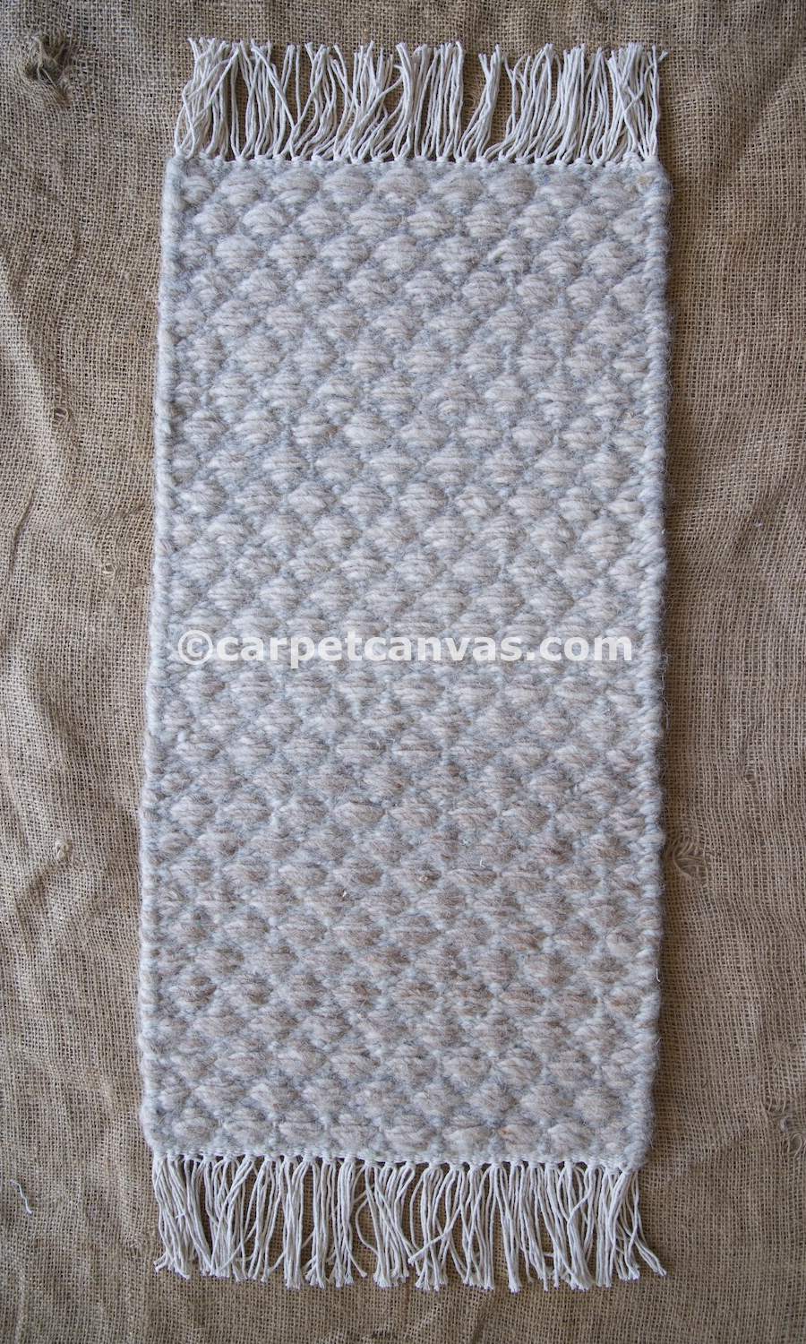 Punja Loom Flat Weave Surface Wool
