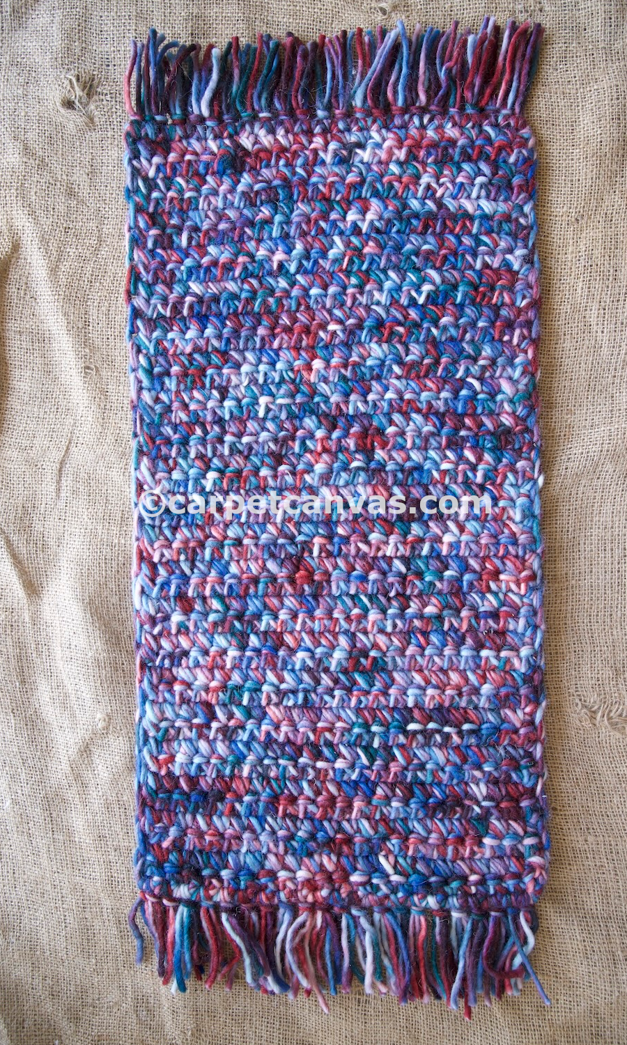 Punja Loom Flat Weave Surface Wool
